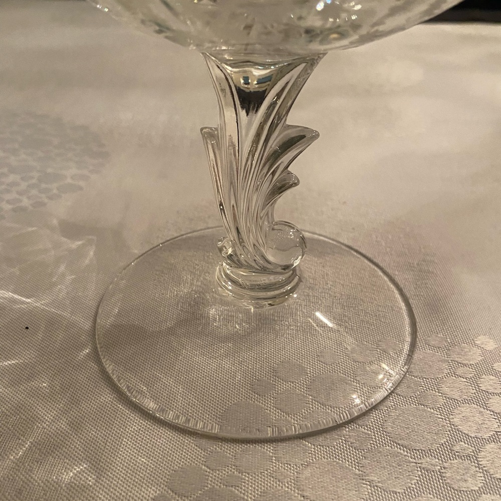 Crystal Compote Dish - Picture 2 of 6